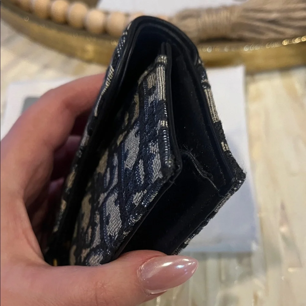 Dior Saddle Bloom Card Holder NWOT